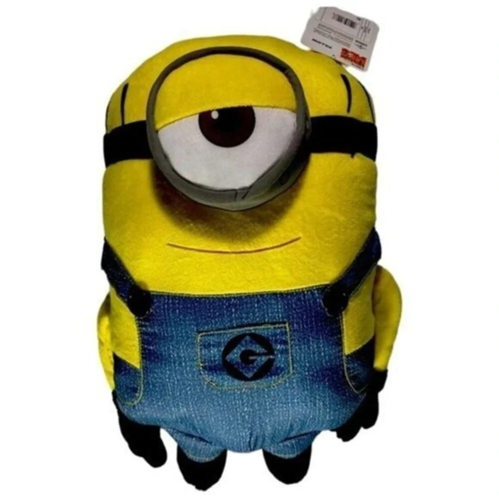 Franco Despicable Me 3 Mel Minion Cuddle Pillow Kids 18in Yellow New Overalls